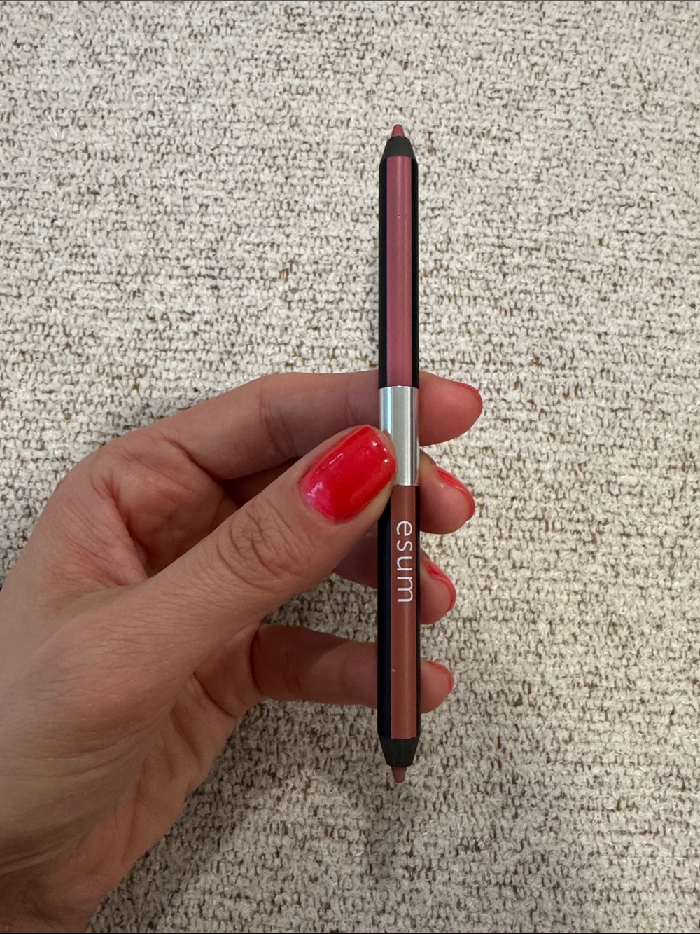 esum Dual-Ended Lip Pencil BLUSHED